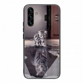 θηκη κινητου Samsung Galaxy A13 5G / A04s Tempered Glass Ερνέστος Ο Τίγρης