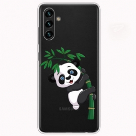 Θήκη Samsung Galaxy A13 5G / A04s Panda Στο Μπαμπού