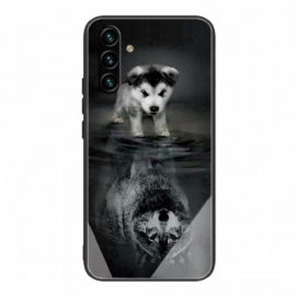 Θήκη Samsung Galaxy A13 5G / A04s Puppy Dream Tempered Glass