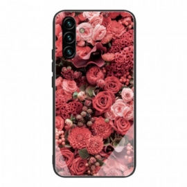 Θήκη Samsung Galaxy A13 5G / A04s Rose Flowers Tempered Glass