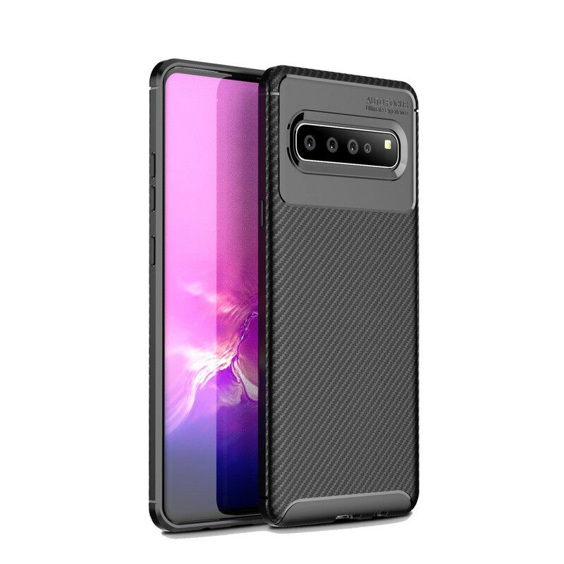 Θήκη Samsung Galaxy S10 5G Εύκαμπτη Υφή Ινών Άνθρακα