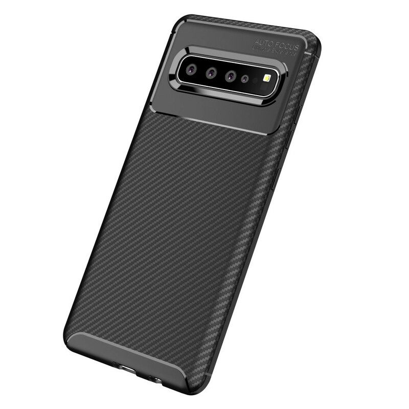 Θήκη Samsung Galaxy S10 5G Εύκαμπτη Υφή Ινών Άνθρακα