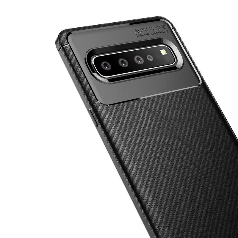Θήκη Samsung Galaxy S10 5G Εύκαμπτη Υφή Ινών Άνθρακα