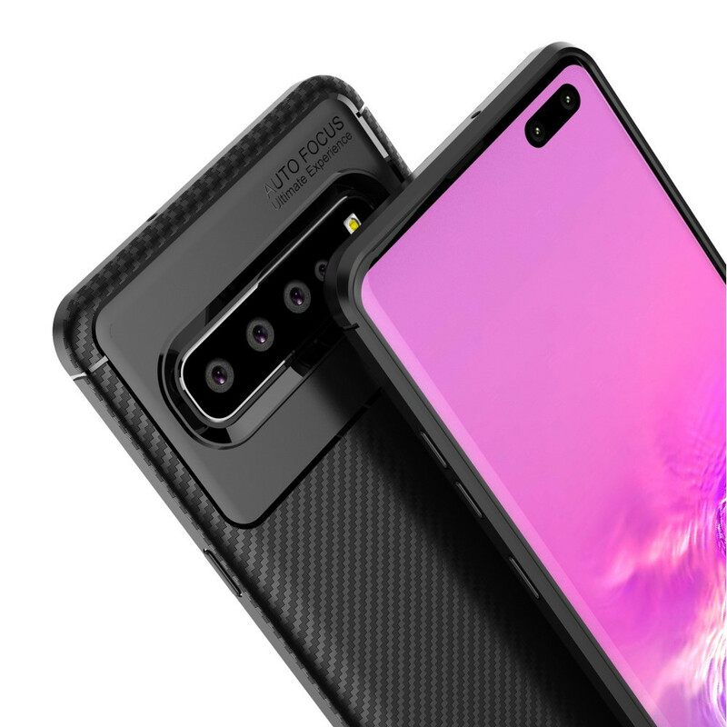 Θήκη Samsung Galaxy S10 5G Εύκαμπτη Υφή Ινών Άνθρακα