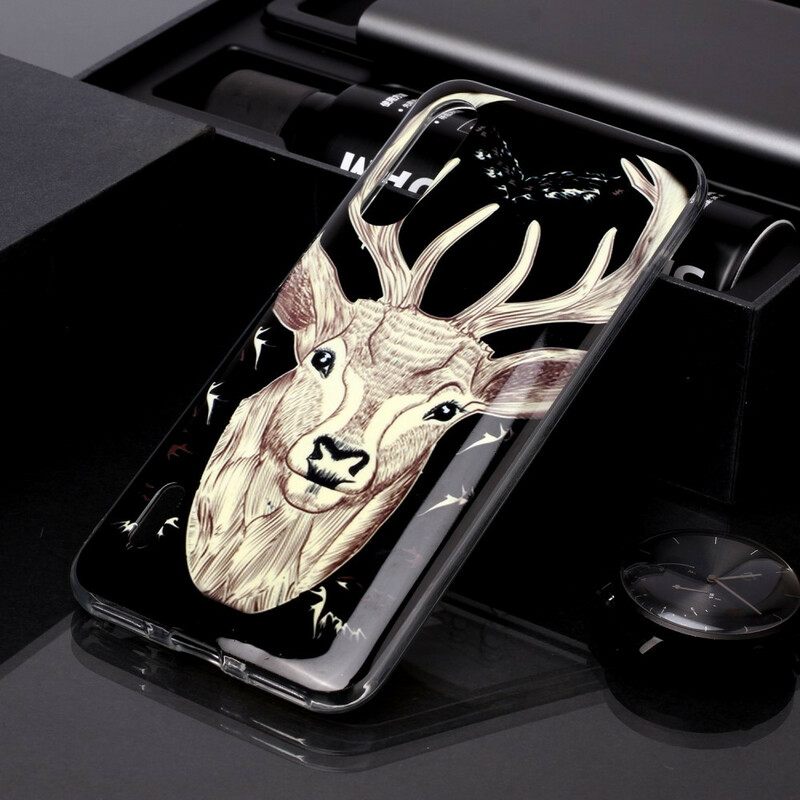 θηκη κινητου Xiaomi Mi A3 Fluorescent Majestic Stag