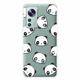 θηκη κινητου Xiaomi 12 Pro Κεφάλια Panda