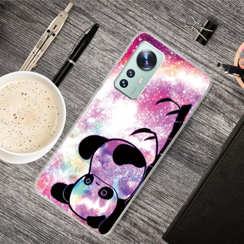 Θήκη Xiaomi 12 Pro Silicone Panda Ανάποδα