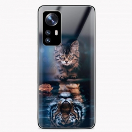 Θήκη Xiaomi 12 Pro Watchful Cat Tempered Glass