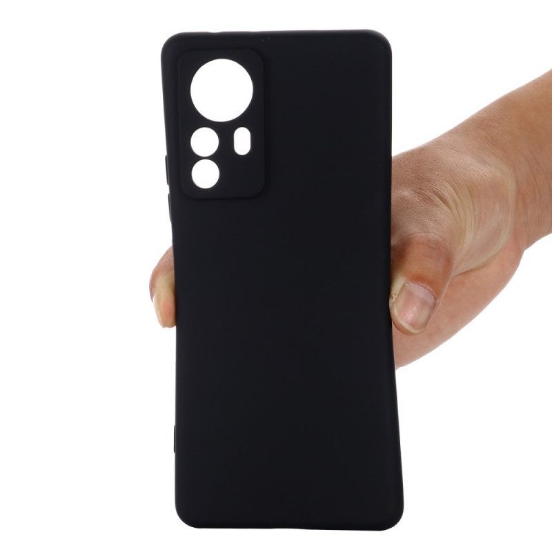 Θήκη Xiaomi 12 Pro Υγρή Σιλικόνη Με Κορδόνι