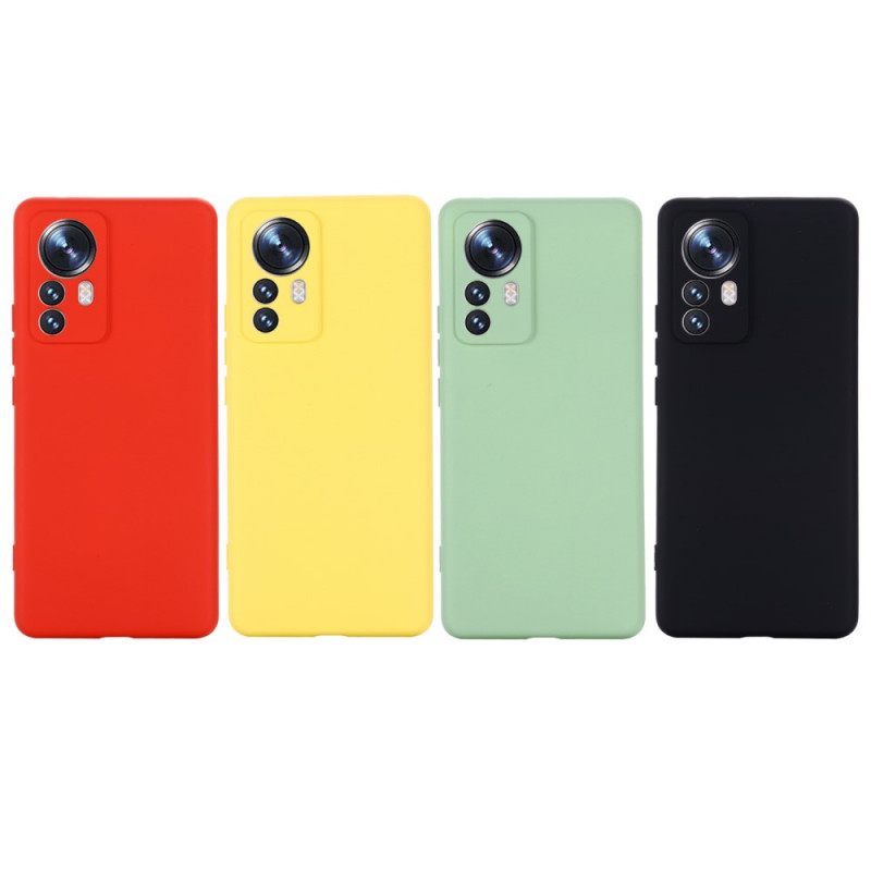 Θήκη Xiaomi 12 Pro Υγρή Σιλικόνη Με Κορδόνι