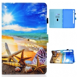 δερματινη θηκη Samsung Galaxy Tab S7 / Tab S8 Fun Beach