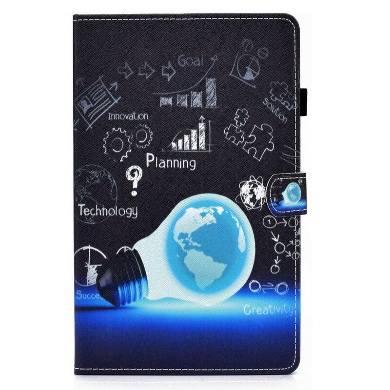 Θήκη Flip Samsung Galaxy Tab S7 / Tab S8 Καταιγισμός Ιδεών