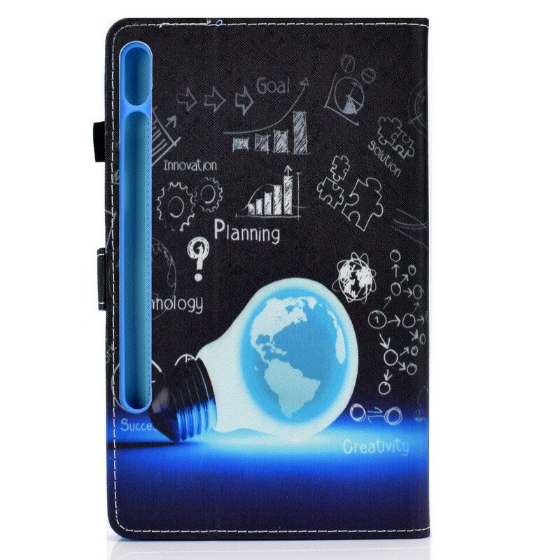 Θήκη Flip Samsung Galaxy Tab S7 / Tab S8 Καταιγισμός Ιδεών