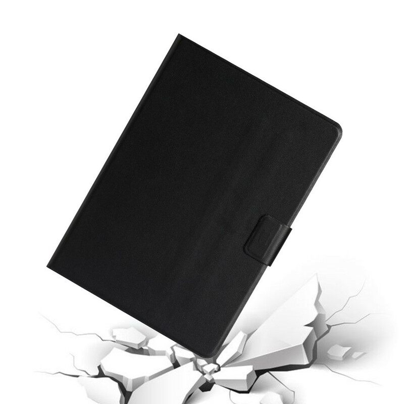 Θήκη Flip Samsung Galaxy Tab S7 / Tab S8 Κλασικό Ψεύτικο Δέρμα