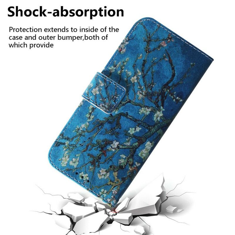 δερματινη θηκη Samsung Galaxy A51 Κλαδί Ανθισμένου Δέντρου