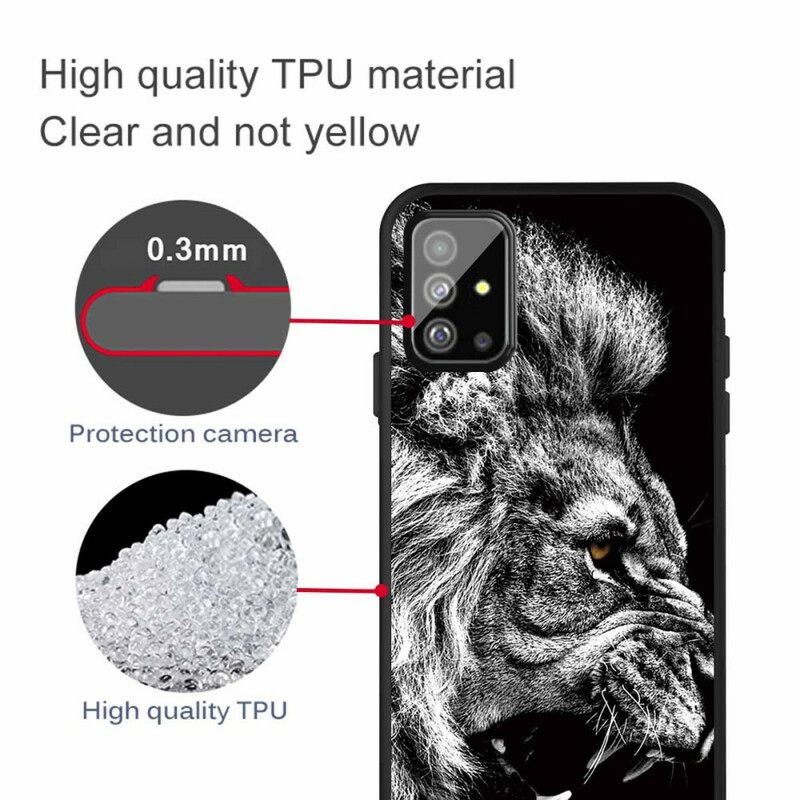 θηκη κινητου Samsung Galaxy A51 Αγριο Λιοντάρι