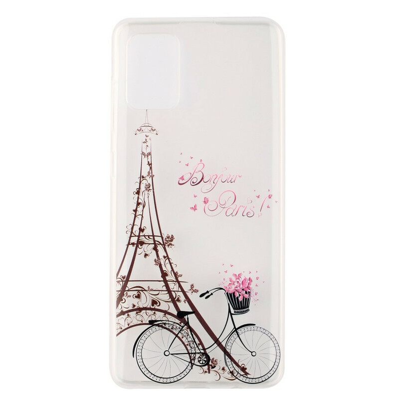 θηκη κινητου Samsung Galaxy A51 Διαφανές Bonjour Paris