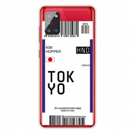 θηκη κινητου Samsung Galaxy A51 Κάρτα Επιβίβασης Για Τόκιο