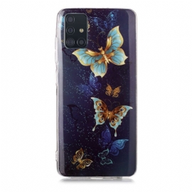 θηκη κινητου Samsung Galaxy A51 Σειρά Fluorescent Butterflies
