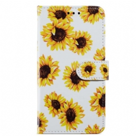 Κάλυμμα Google Pixel 7A με κορδονι Thong Sunflowers