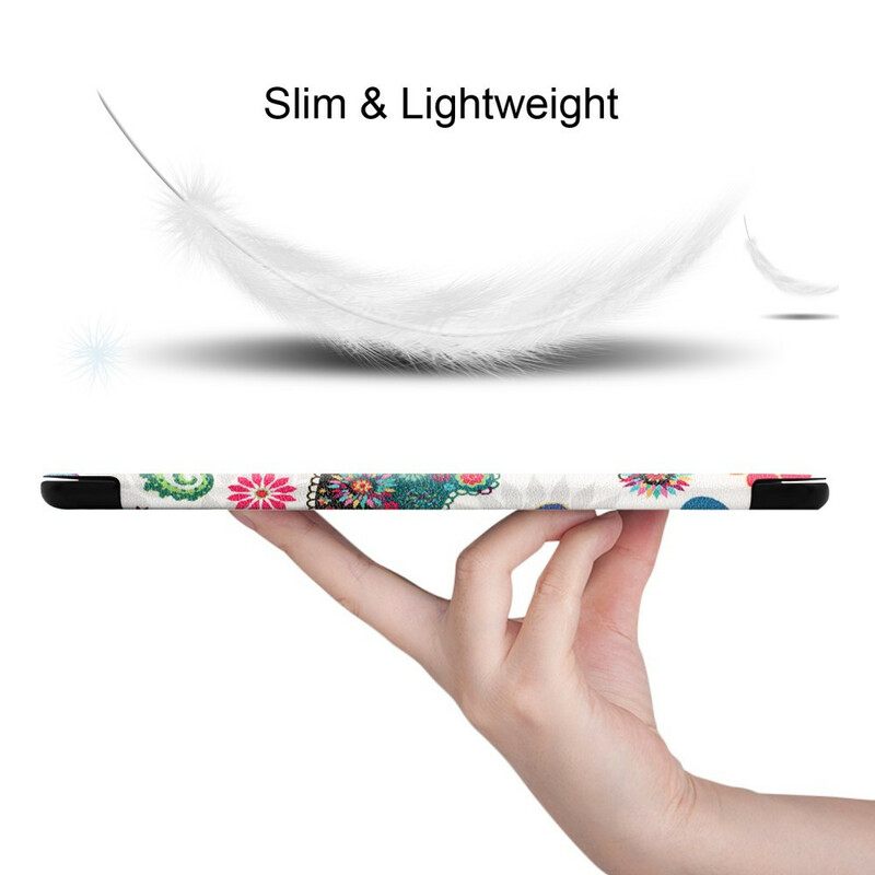 θηκη κινητου Samsung Galaxy Tab S6 Ρετρό Πεταλούδες Και Λουλούδια