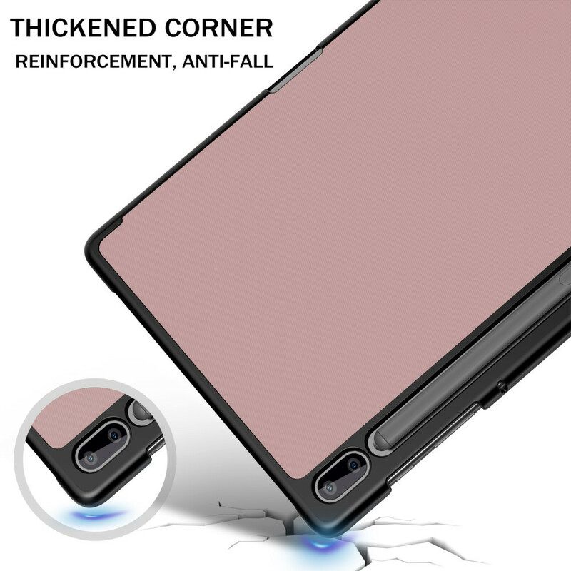 θηκη κινητου Samsung Galaxy Tab S6 Τριδιπλωμένη Θήκη Γραφίδας