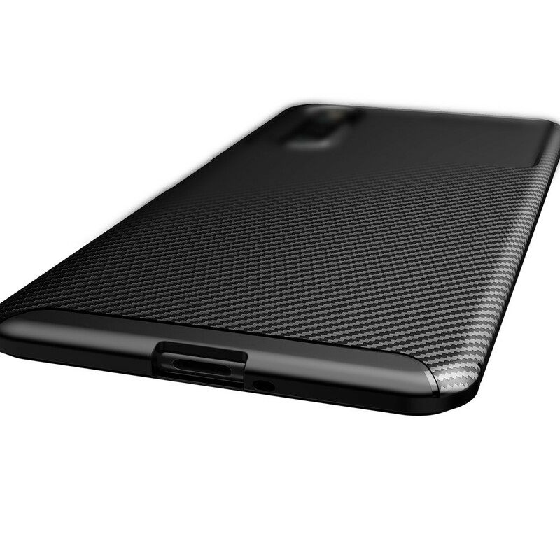 Θήκη Sony Xperia 10 II Εύκαμπτος Σωλήνας Από Ανθρακονήματα